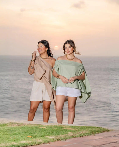 BLUSA INDIGO MULTIFORMA - BLSD by Digna Pombo