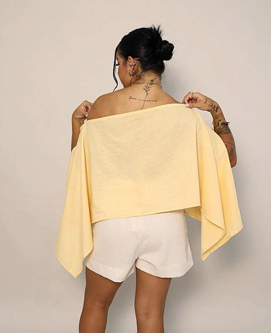 BLUSA INDIGO MULTIFORMA - BLSD by Digna Pombo