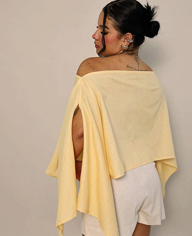 BLUSA INDIGO MULTIFORMA - BLSD by Digna Pombo
