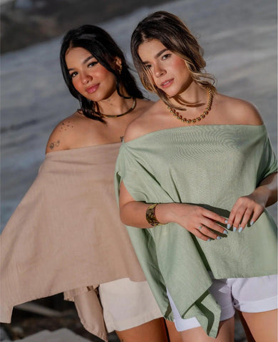 BLUSA INDIGO MULTIFORMA - BLSD by Digna Pombo