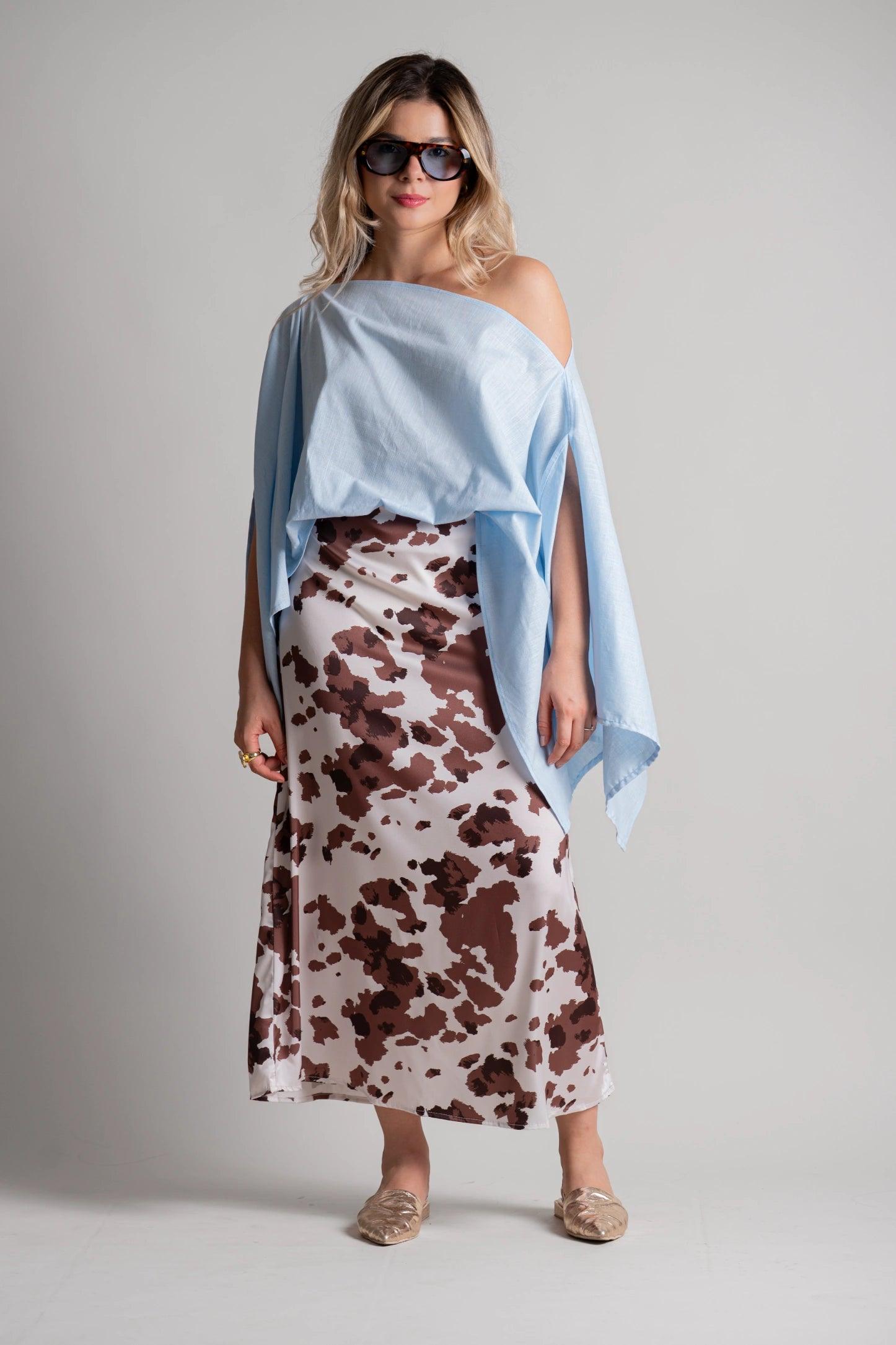 BLUSA INDIGO MULTIFORMA - BLSD by Digna Pombo