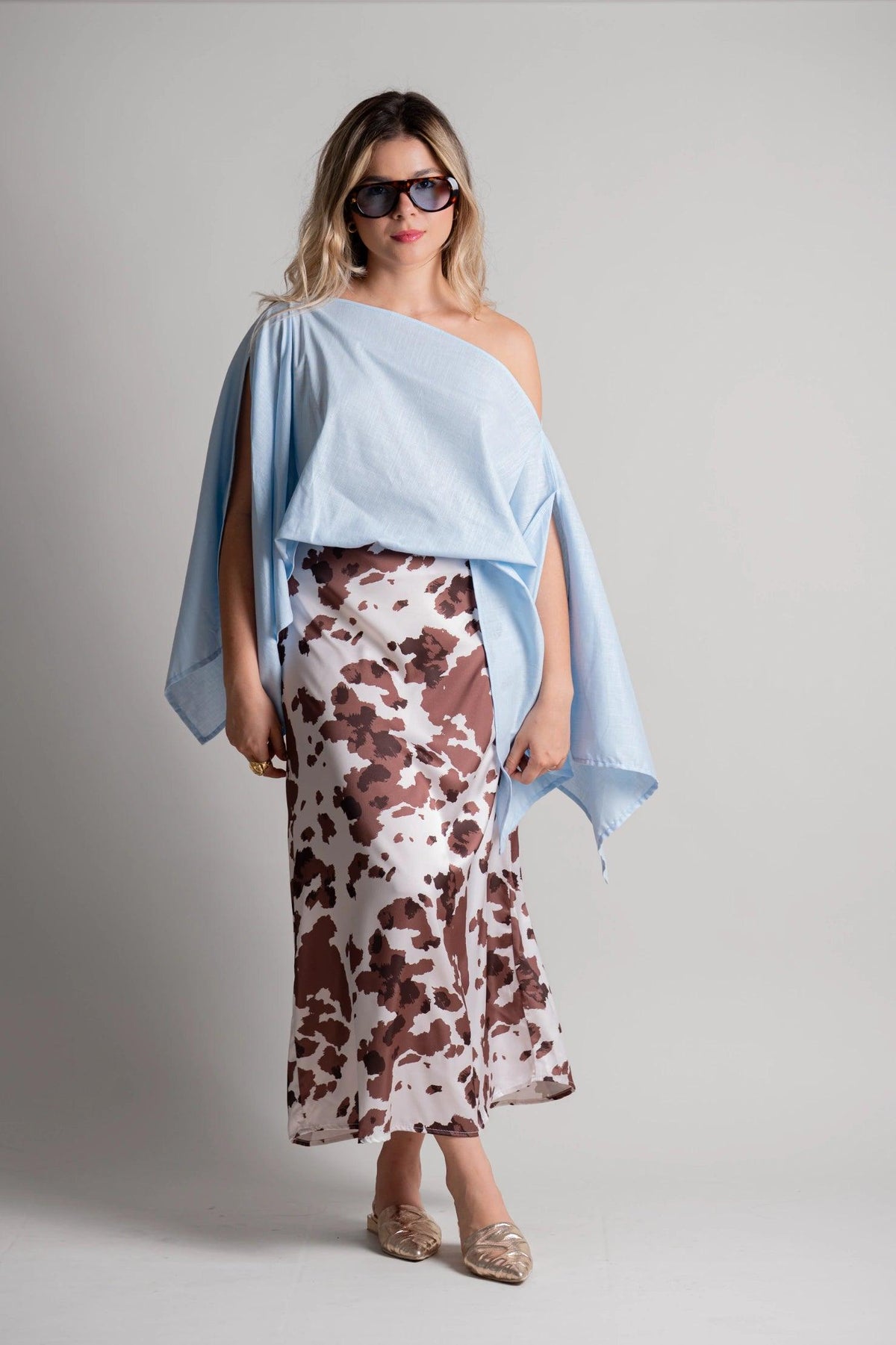 BLUSA INDIGO MULTIFORMA - BLSD by Digna Pombo